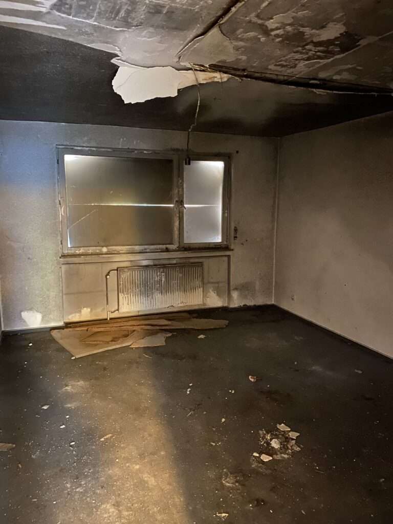 Brandschadensanierung in Wohnung in Koblenz