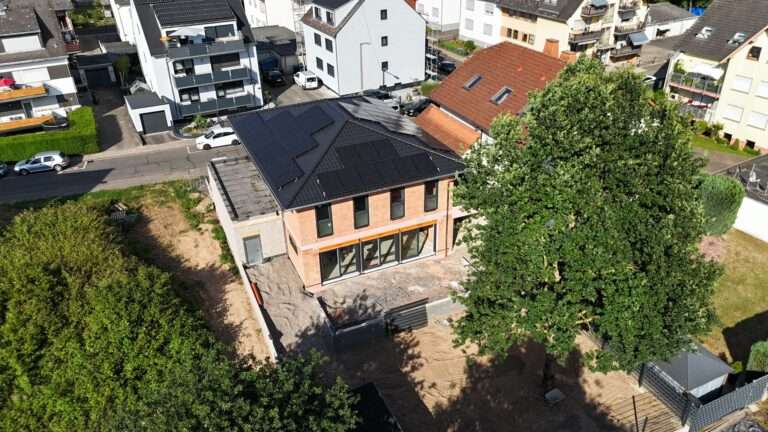 Gartenansicht Planung eines Einfamilienhauses Leistungsphase 1-5 HOAi