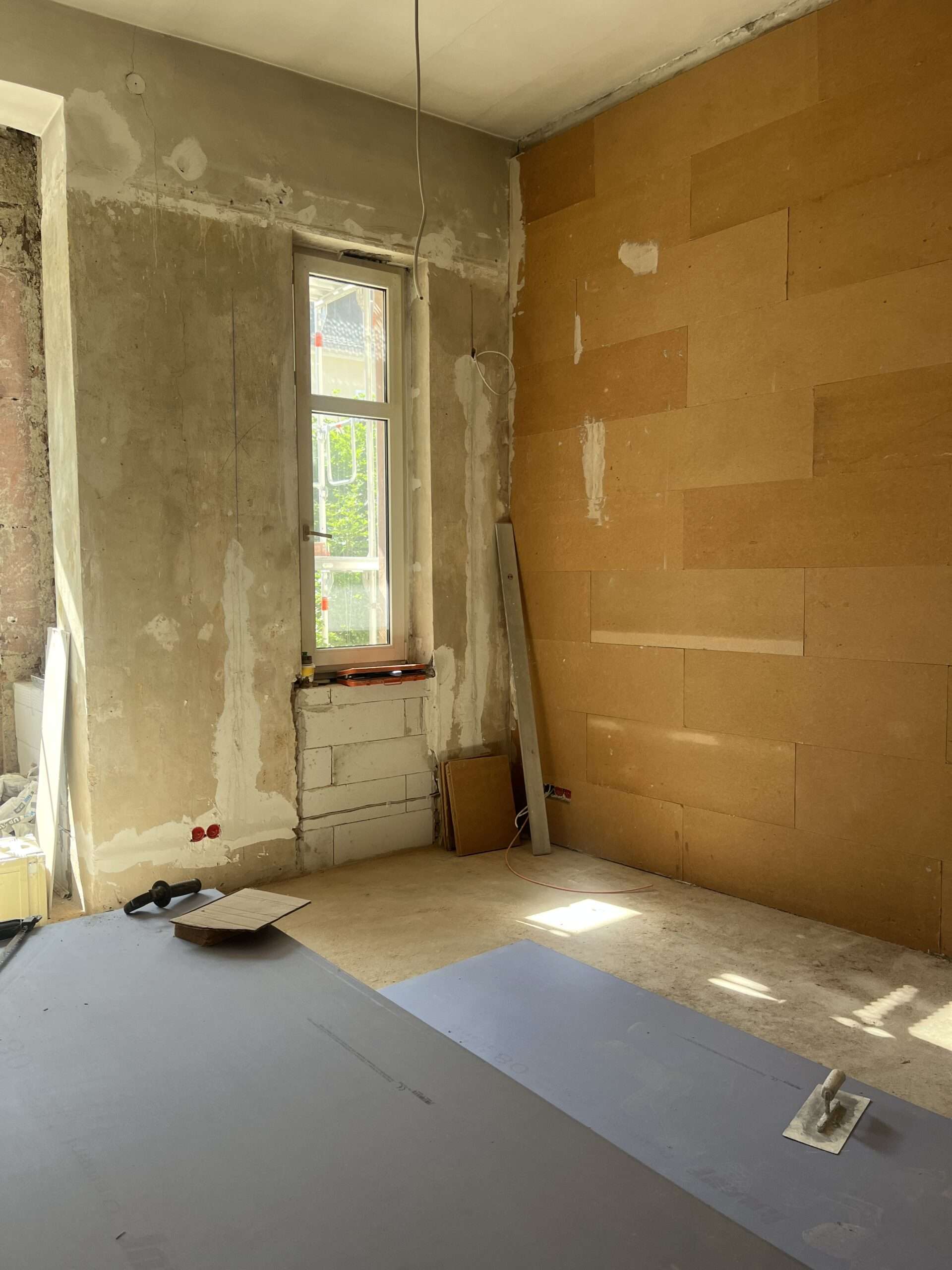 Sanierung mit Schallschitz und Dämmung in Altbau