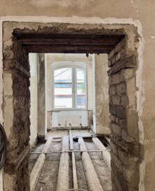 altbau-während-kernsanierung Bauleitung Bauen im Bestand Koblenz