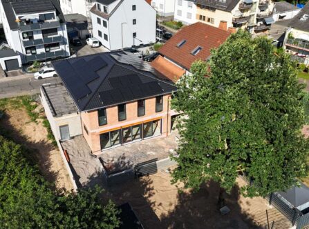 Gartenansicht Planung eines Einfamilienhauses Leistungsphase 1-5 HOAi